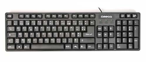 Convenient and ergonomic keyboard slightly inclined profile. Compact size - saving space on your desk.