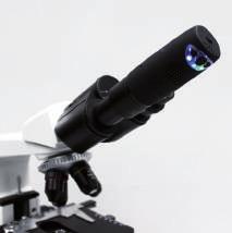 Compatible with all optical microscopes, VISIO-SCOPE digitalizes images and takes measurements and photos from your standard optical device using your tablet,