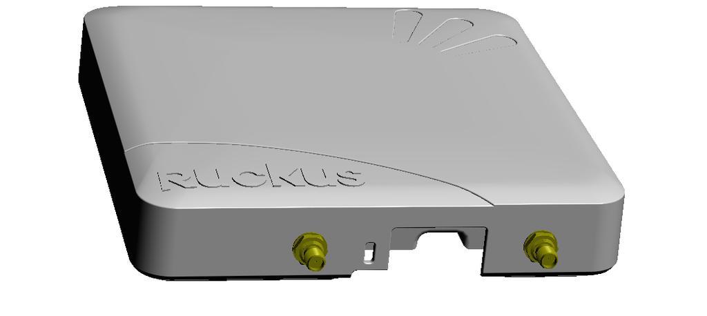 Introducing the Ruckus Wireless AP Getting to Know the AP Features ZoneFlex 7372-E AP The ZoneFlex 7372-E is a best-performing, concurrent dual-band, mobile-ready, two-stream AP, with two RP-SMA