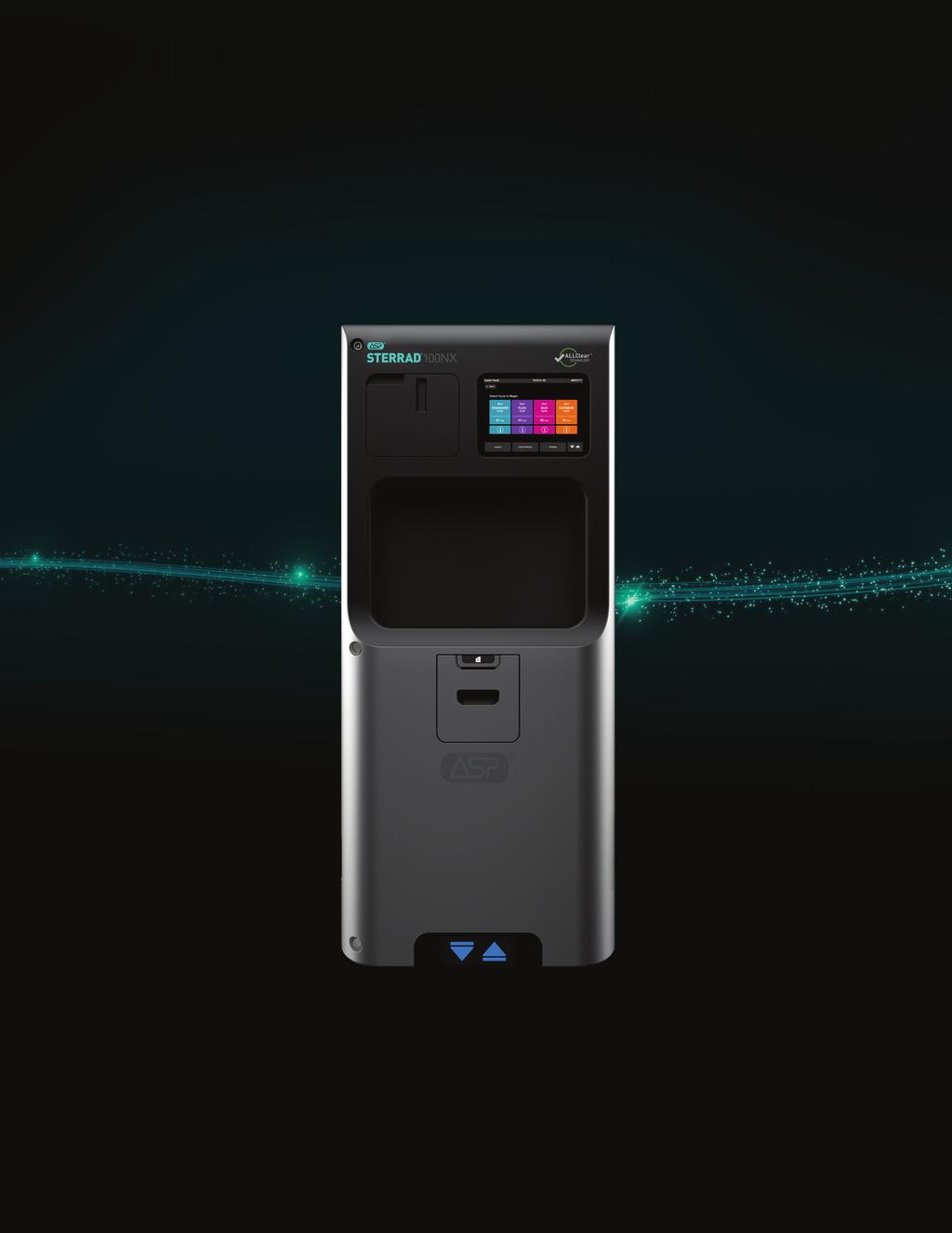 THE STERRAD 100NX SYSTEM with ALLClear Technology JUST LOAD AND GO Productive Reduces workflow interruptions Connected Enhances compliance, automatically* Easy Designed with simplicity in mind