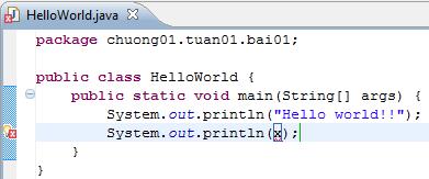 2. Vấn đề gõ tiếng Việt(unicode) trong eclipse: Java sử dụng bảng mã unicode nên việc gõ tiếng việt là OK.