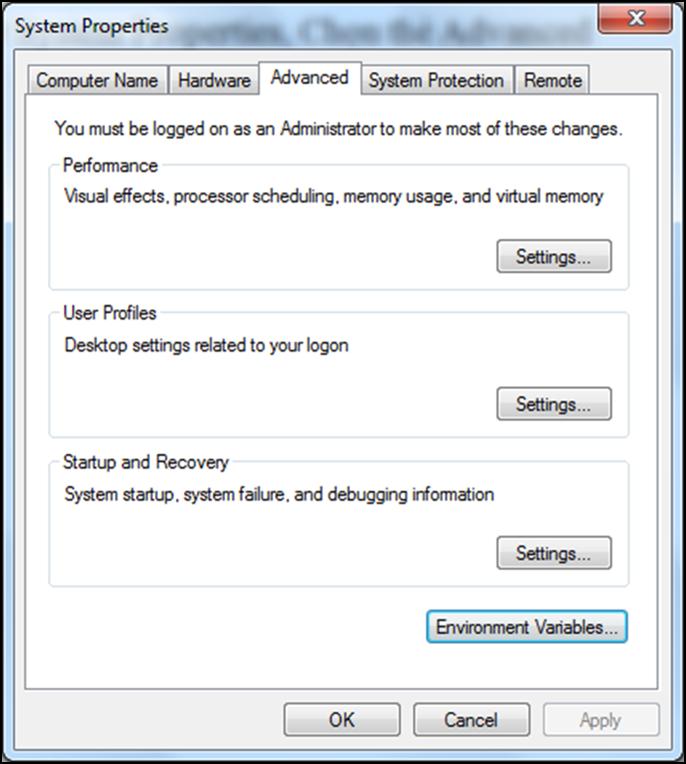Thiết lập biến môi trƣờng để chạy java ở cơ chế command -line Khởi động Windows Explorer,