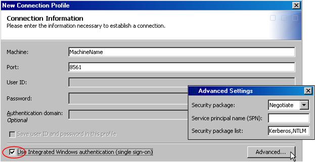 170 How to Configure Integrated Windows Authentication 4 Chapter 13 3 For the workspace server, participation in IWA also requires certain settings in that server s metadata definition.