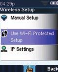 If you are not sure that your router supports this feature, consult your User Guide. Wi-Fi Protected Setup button A. Press the Power/End Call button to power on the phone. Power/End Call button B.
