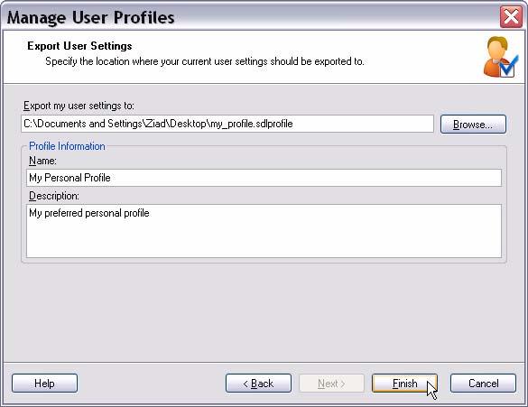 6 User Profiles What are User Profiles? As you saw in previous chapters, there are numerous options that you can configure in SDL MultiTerm, e.g. search types, filter settings, the source/target language pair.