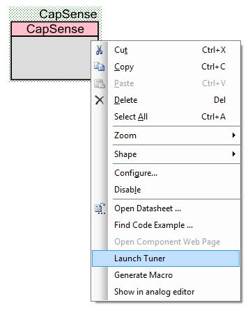PSoC Creator Component Datasheet PSoC 4 Capacitive Sensing (CapSense ) Step-4: Launch the Tuner