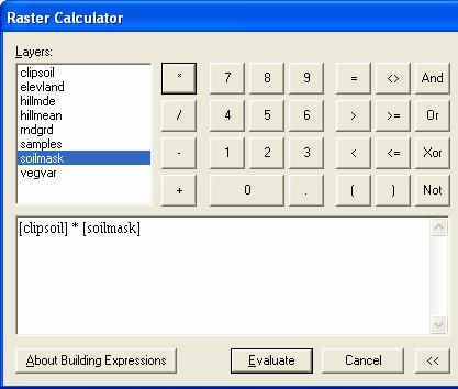 ArcGIS Spatial Analyst command There are a few commands Tasks not suited to functions Enter in Raster Calculator Not