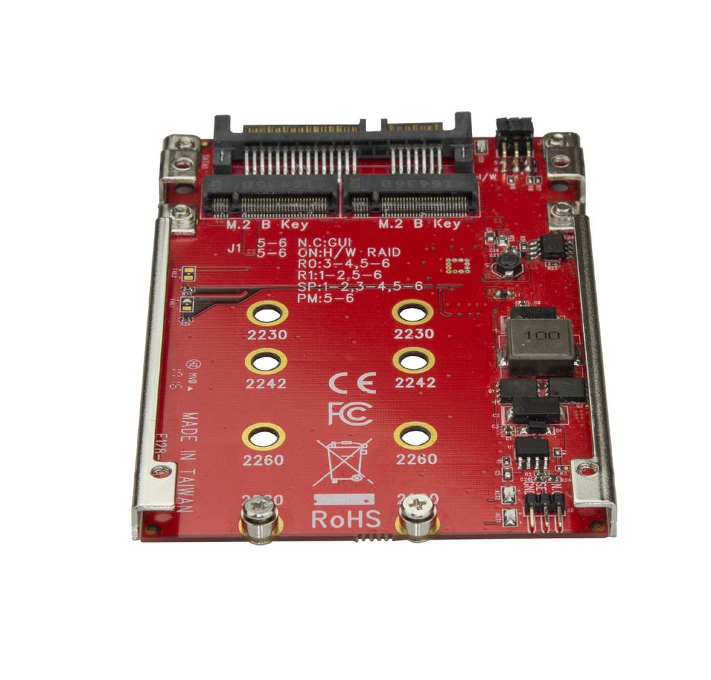 Product diagram 1 2 3 3 4 4 4 4 4 4 5 5 6 6 4 4 1 Power LED 2 RAID jumper switches 3 M.