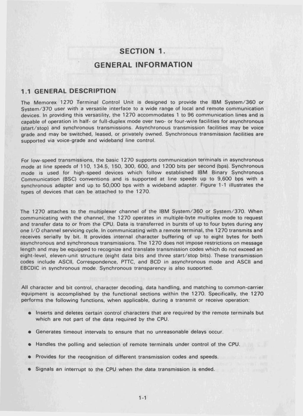 SECTION 1. GENERAL INFORMATION 1.