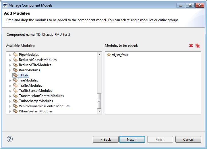 Creating DYNA4 Components Including FMU Modules The objective of this tutorial step is to show how to create a DYNA4 component from a user-defined FMU module.