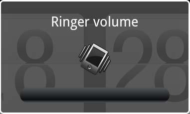 Vibrate To set your device to vibrate instead of making any sounds: Press the volume down button in standby mode until you see the image below on the screen.