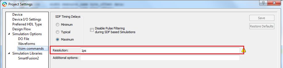 Click the Save button, then Close to exit the Project Settings window. 5.