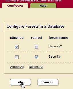 This will cause the data to be migrated from the private forest (Security) to the public forest (Security2).