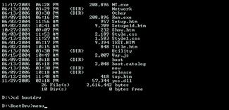 See the instructions below about how to copy the driver in MS-DOS mode (Note). Prepare a startup disk that has CD-ROM support and one blank formatted floppy disk.