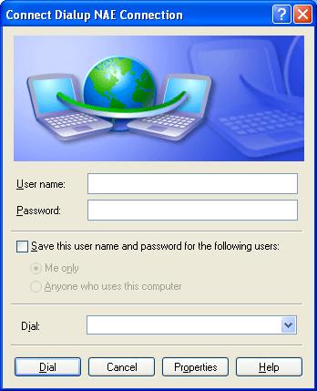 Completing a New Dial-Up Connection Using Windows XP Operating Systems Complete the Network Connection Wizard before proceeding.