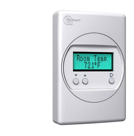 DISPLAY NAVIGATION Initial Setup LCD Thermostats Only When the LCD thermostat is powered from the Advantage, it will display the following information: LCD THERMOSTAT STANDARD MODEL LCD THERMOSTAT