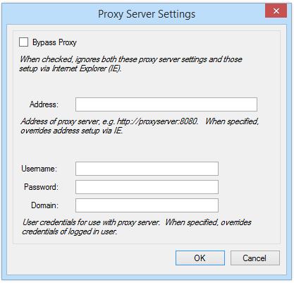 P R O X Y S E R V E R S E TTIN G S Note: This is a technical section covering proxy server settings.