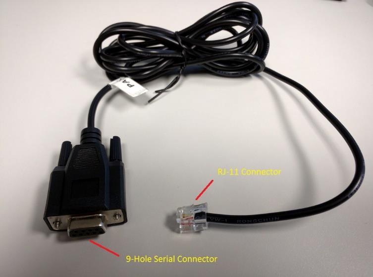 TCP/IP connection and 9-pin serial interface (COM1 or COM2 only) Option 2 1.
