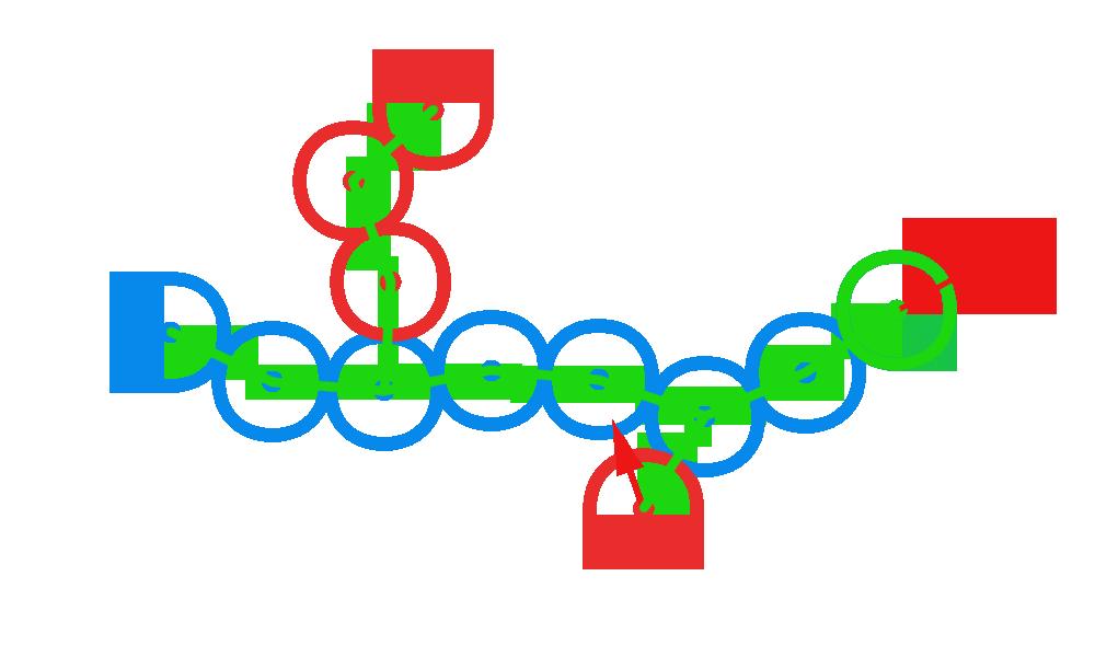 For any chain tree (except the left and the right chain trees) the longest path from the root chain link in the chain tree is first computed. This path is called the flatten path.