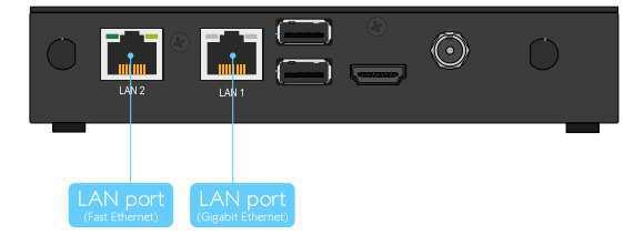 5.2. Configuring Network Settings ARTiGO A820 Linux BSP 3.0.7 The ARTiGO A820 supports two LAN ports and the default setting is Gateway mode.