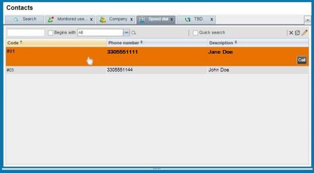 Use the Contacts Pane Page 23 of 28 Using the Speed dial tab in the Contacts pane, you can create and edit speed codes for your frequently called contacts.
