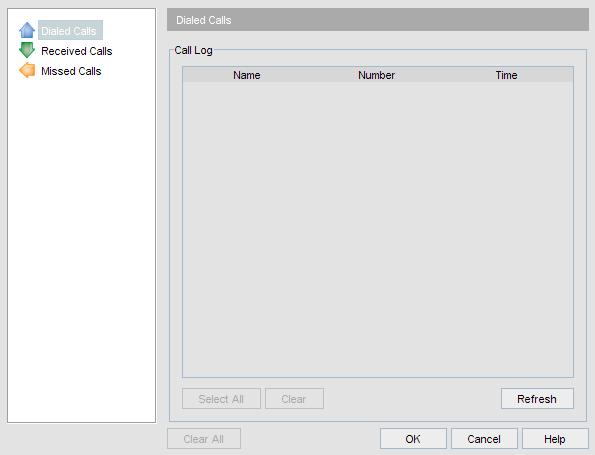 Figure 11 shows the Receptionist Office Tools Call History dialog box.