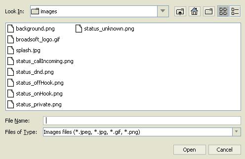 Image/Graphic Components 1) Click Change to change an image component. A dialog box is displayed allowing you to select an image/graphic file from your computer.
