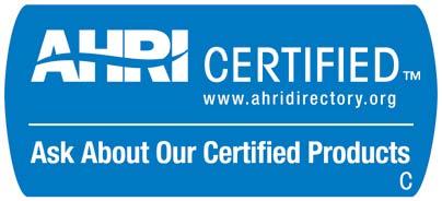 AHRI CERTIFICATION Air-Conditioning, Heating, and Refrigeration Institute Multistack is AHRI Certified and continues to certify
