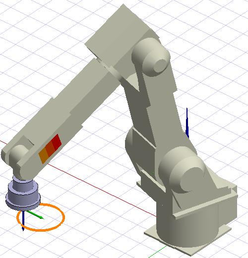 From the above values, it can be observed, regarding the accuracy of the industrial robot, that elastic displacement of the cinematic joints, the components