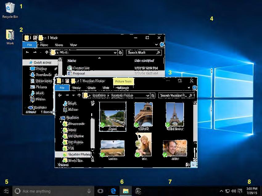 Opening applications You'll use the Start menu to open