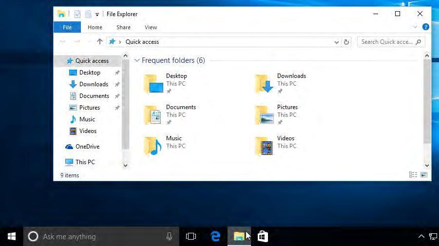 Working with files You'll use the File Explorer to manage your files and folders.