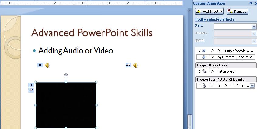Advanced PowerPoint Skills Adding Video to a PowerPoint Presentation 7 Adding video to a PowerPoint Presentation is