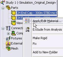 Assigning Materials in You can apply a material to a part, and create or edit a material with the Material dialog box.