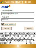 Select the Save password check box to avoid having to enter your