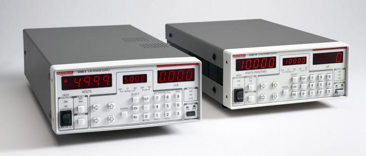 Source voltages up to 5kV and 10kV 1µA current measurement resolution Multi-channel programmable DC power supplies Low noise for precision sourcing and sensitive measurements; selectable filters