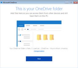 Synchronize your OneDrive with your PC or Mac (Do Not do this on a lab or classroom PC!) To access your files even when you're offline, you can sync them to your computer.