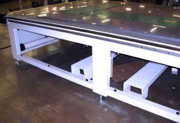Base Frame A one-piece tubular steel base frame is welded, stress relieved and precision machined.