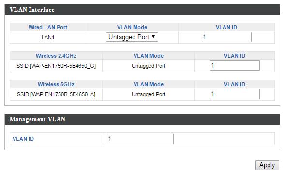IV-2-3. IGMP Snooping The IGMP Snooping menu allows you to either Enable or Disable IGMP Snooping. IV-2-4 VLAN The VLAN (Virtual Local Area Network) enables you to configure VLAN settings.