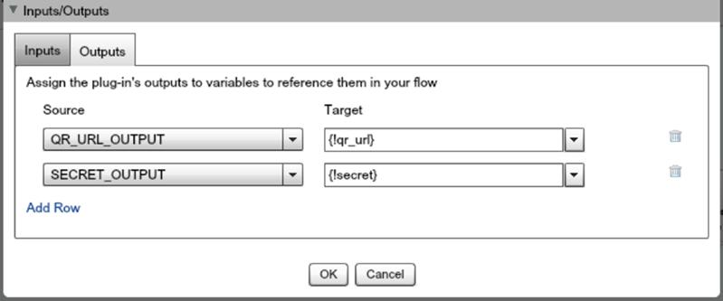 Configure a decision element to register a user. The decision element Registration verifies whether secret is null.