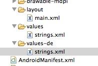 Localization Creating folders for other languages does