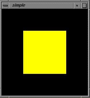 void Display() { Basic Example glclear(gl_color_buffer_bit); glcolor4f(1,1,0,1); glbegin(gl_polygon);