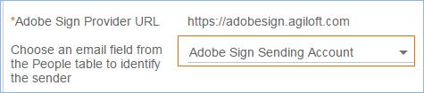 1. 2. You can use the Adobe Sign account main email address for all sending. This is the "admin" account you are going to set up in just a moment.