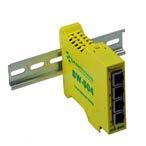 6mm wide Functional earth connection to the DIN rail and non
