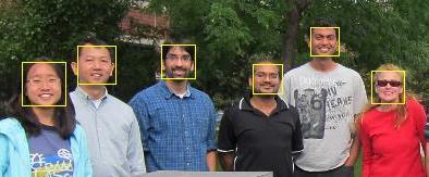 Viola-Jones Face Detection Demo Algorithm details Haar wavelet features using integral image Adaboost classifier for feature