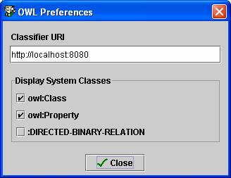 Result is a new class hierarchy of the existing classes Classification Protégé OWL Plugin Stanford Medical Informatics