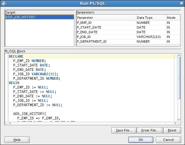 Running a Program Unit Running a Program Unit Copyright 2010, Oracle and/or its affiliates. All rights reserved. To execute the program unit, right-click the object and click Run.