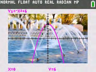 10. Press r to see the graph and trace points. Note: You can manipulate the graph to fit an object in the Background Image Var.