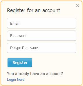 Enter a password of your choice in the second field and reenter the password for