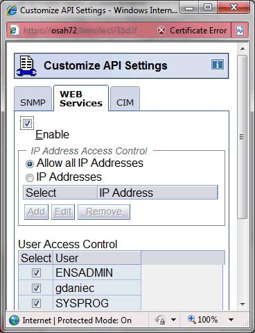 Web Services API Enablement WS API is Disabled by default Overall On / Off switch and other configuration via a new tab in the existing Customize API Settings task API enablement is