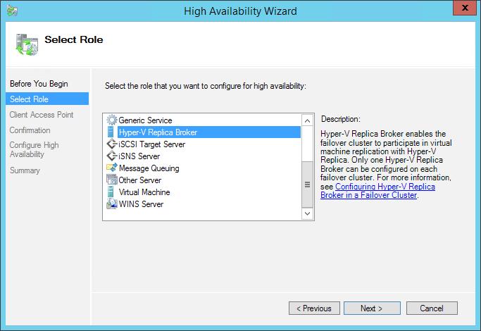 Clustered Virtual Machine Replication Windows Server 2012 introduced a new feature for Hyper-V that provides Hyper-V VM disaster recovery by replicating virtual hard disks to a different datacenter,
